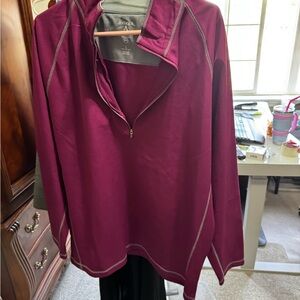 Antigua Performance Jacket in Maroon